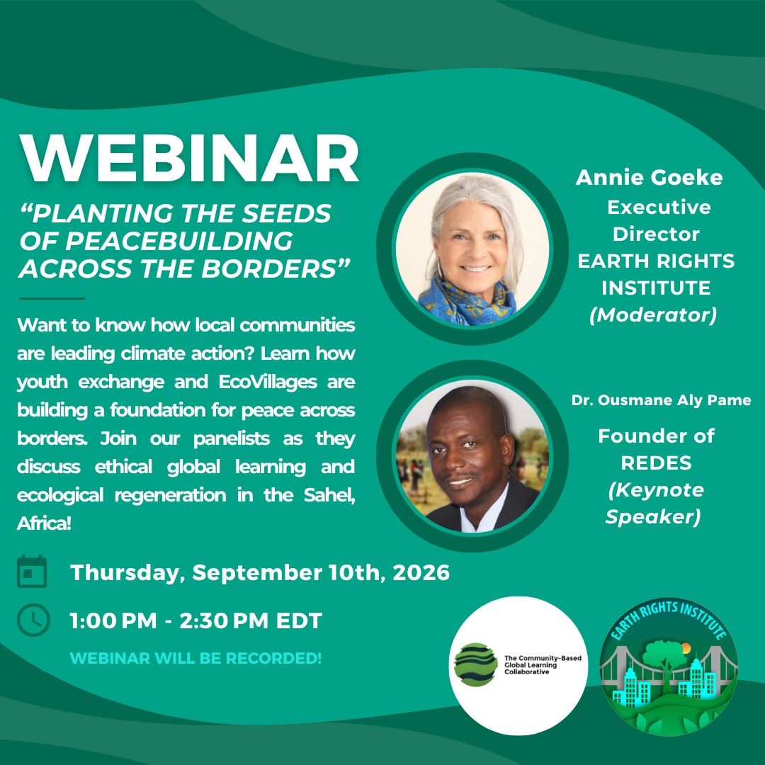 Webinar: "Planting the seeds of peacebuilding across the borders"